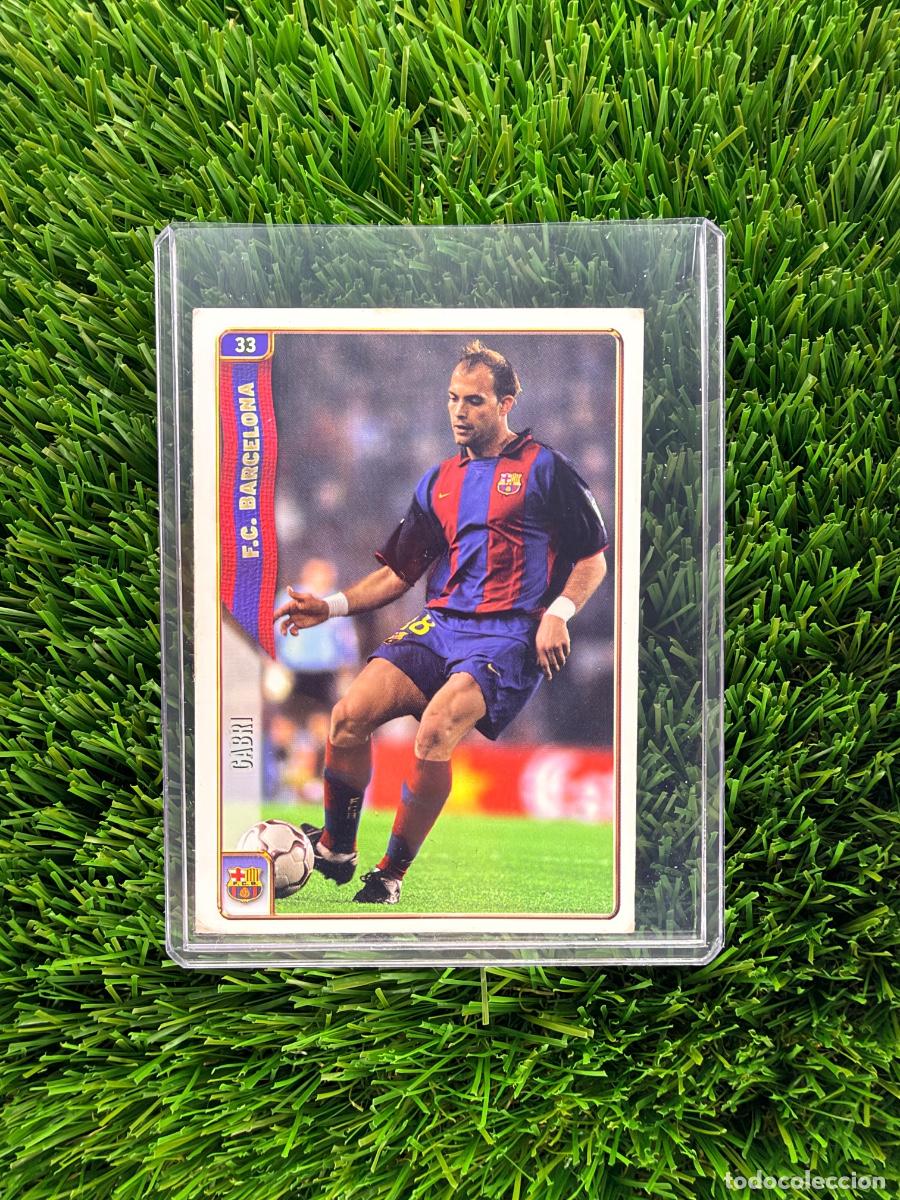 Cromos de f&uacute;tbol: N&ordm; 33 Gabri FC Barcelona Mundicromo Fichas de La Liga 04 05