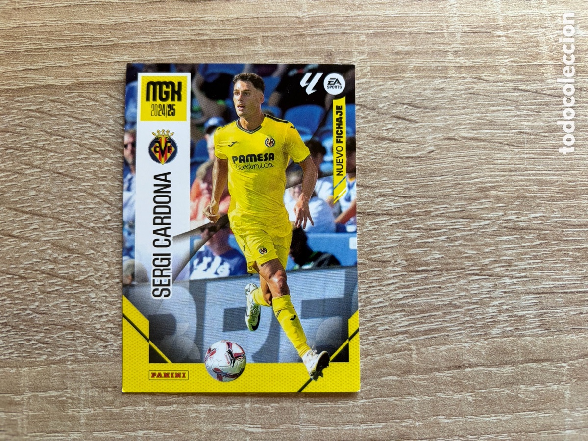 Cromos de f&uacute;tbol: 440 SERGI CARDONA NUEVO FICHAJE MEGACRACKS MGK 2024 2025 24 25 VILLARREAL CF
