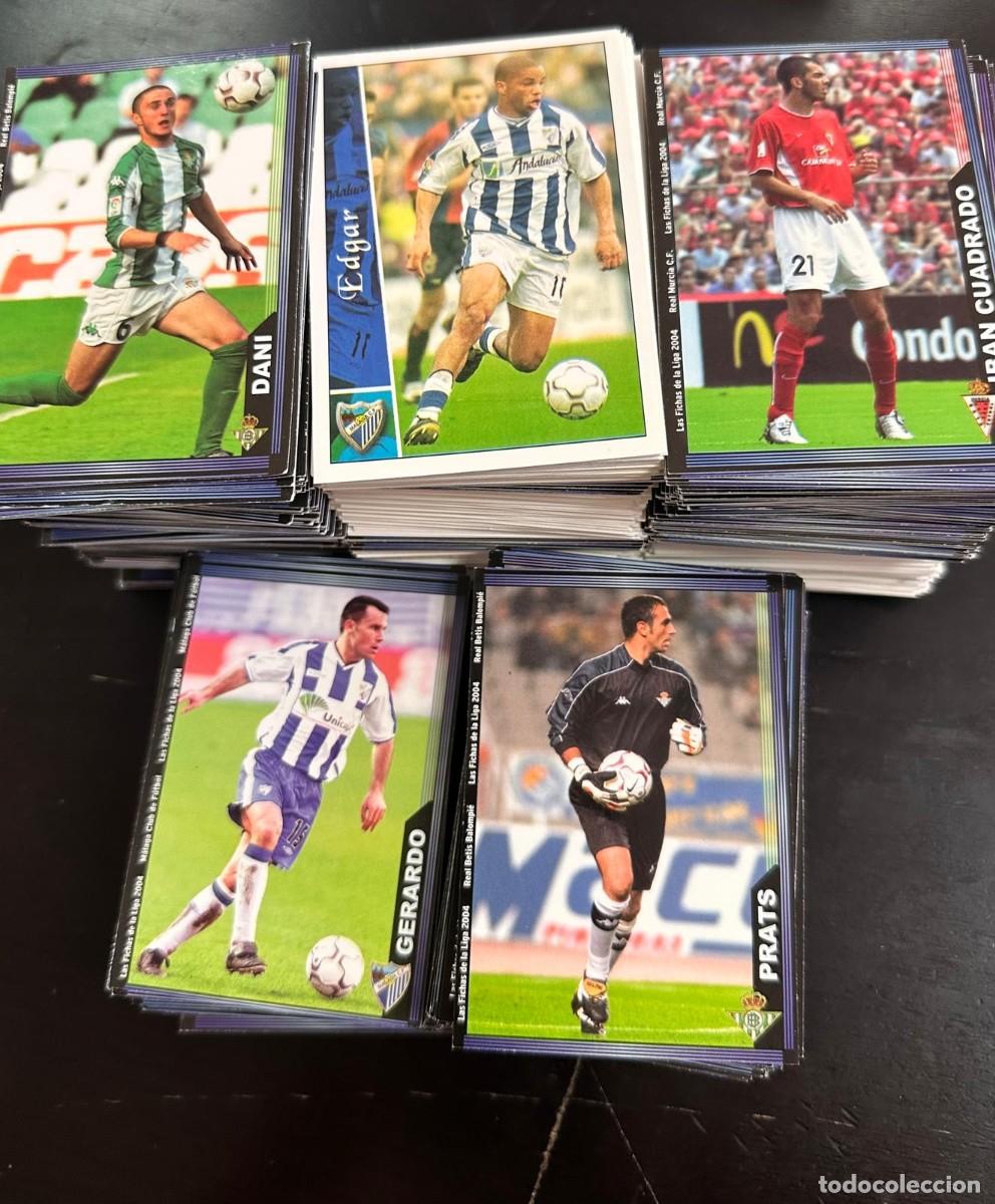 Cromos de f&uacute;tbol: 760 Cards Aprox Mundicromo 2003 04 Cromos basicos Primera Edicion No FC Barcelona ni Real Madrid