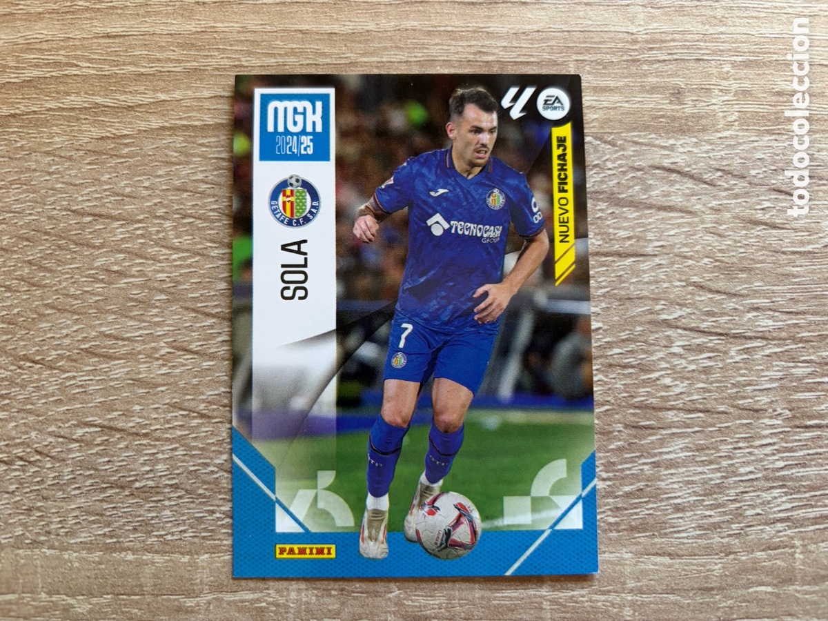 Cromos de f&uacute;tbol: 445 SOLA NUEVO FICHAJE MEGACRACKS MGK 2024 2025 24 25 GETAFE CF