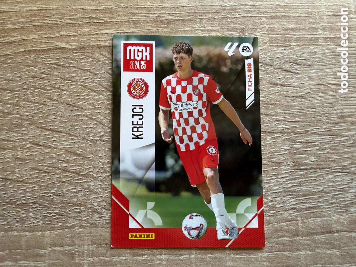 Cromos de Futebol: 167 BIS KREJCI FICHA BIS MEGACRACKS MGK 2024 2025 24 25 GIRONA FC