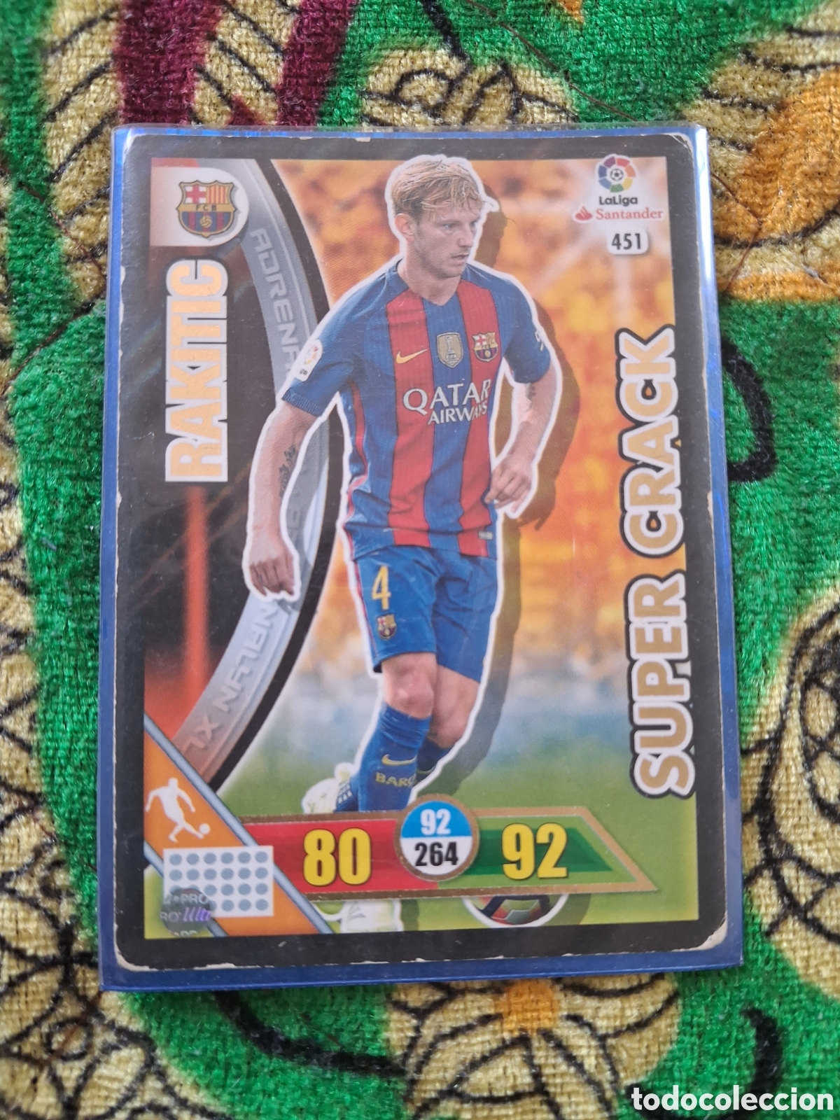 Cromos de Futebol: Adrenalyn 2016 2017 16 17 panini Rakitic super crack n&deg; 451 Barcelona