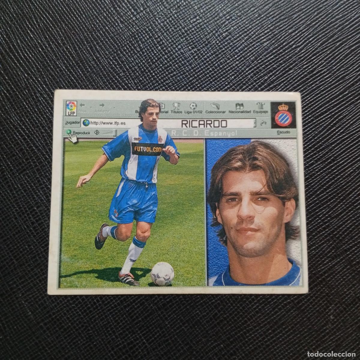 Cromos de Futebol: RICARDO ESPA&Ntilde;OL ESTE 2001 2002 CROMO FUTBOL 01 02 LIGA - SIN PEGAR - A216 PG433 FICHAJE 10