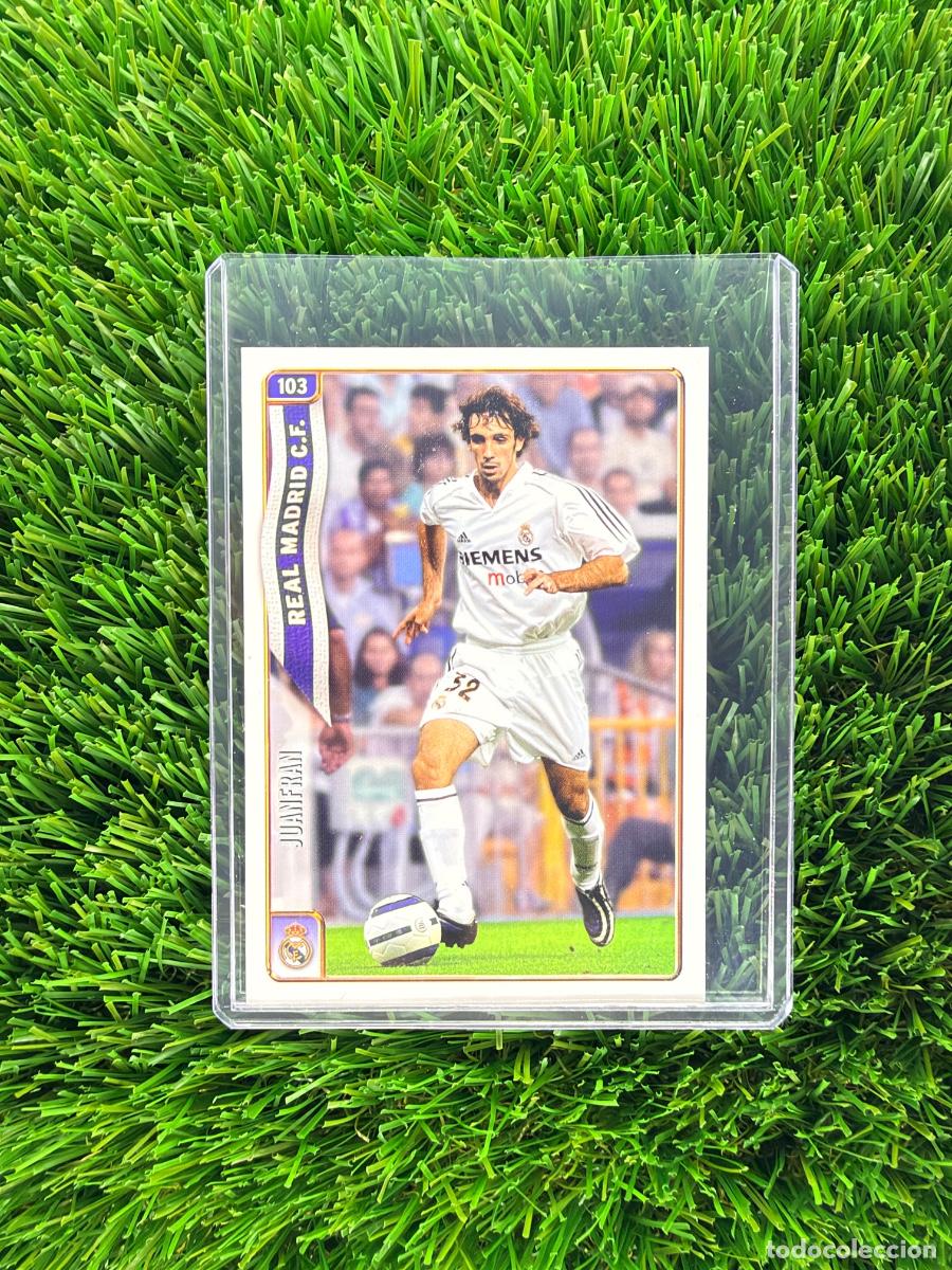 Cromos de Futebol: N&ordm; 103 Juanfran Error Real Madrid CF Mundicromo Fichas de La Liga 04 05
