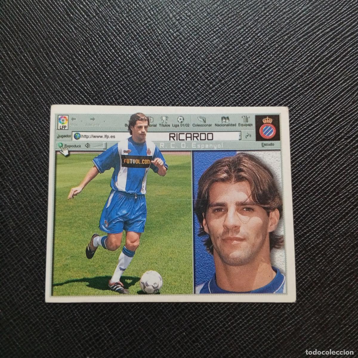 Cromos de Futebol: RICARDO ESPA&Ntilde;OL ESTE 2001 2002 CROMO FUTBOL 01 02 LIGA - SIN PEGAR - A216 PG433 FICHAJE 10 B