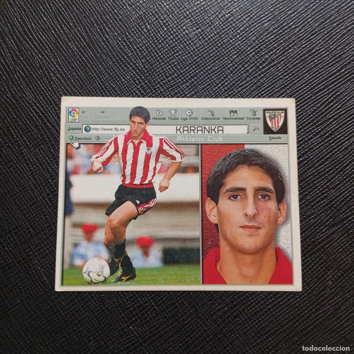 Cromos de Futebol: KARANKA BILBAO ESTE 2001 2002 CROMO FUTBOL 01 02 LIGA - SIN PEGAR - A216 PG433 FICHAJE 11