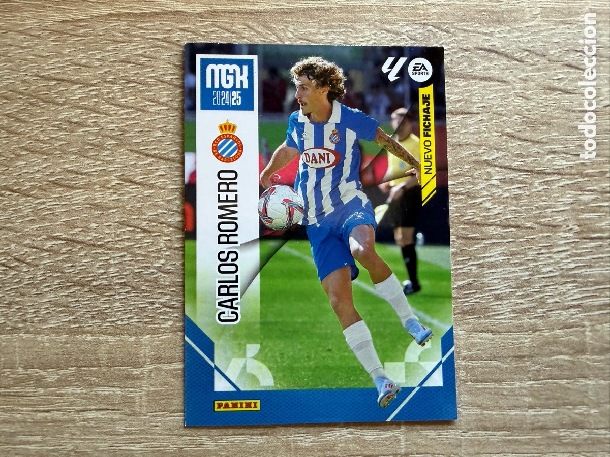 Cromos de Futebol: 446 CARLOS ROMERO NUEVO FICHAJE MEGACRACKS MGK 2024 2025 24 25 RCD ESPANYOL