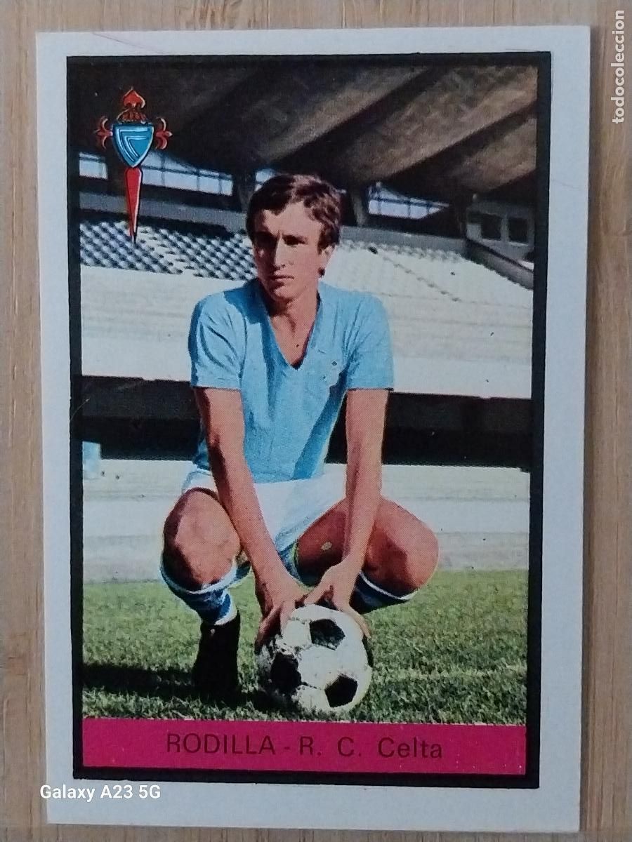 Cromos de Futebol: RODILLA CELTA ED FHER LIGA 1972 72 73 CROMO RECUPERADO VENTANILLA PUNTAS PERFECTAS BE