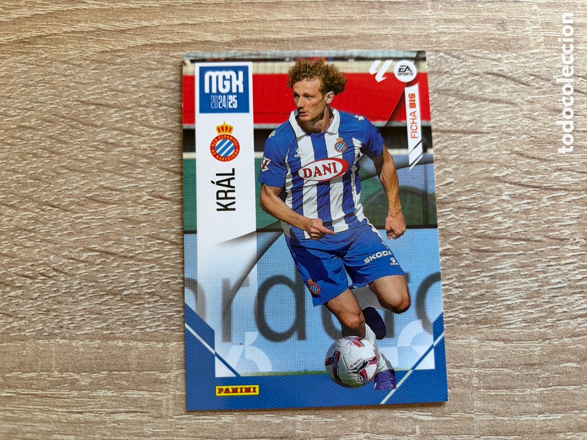 Cromos de Futebol: 136 BIS KR&Aacute;L FICHA BIS MEGACRACKS MGK 2024 2025 24 25 RCD ESPANYOL