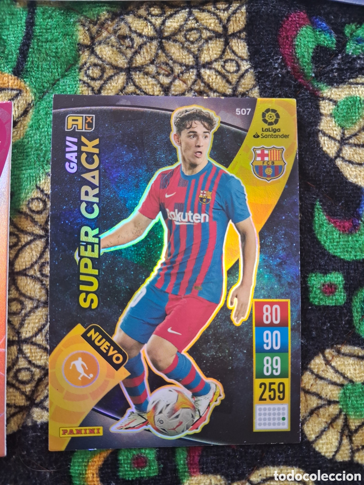 Cromos de Futebol: 507 GAVI NUEVO SUPER CRACK BARCELONA BAR&Ccedil;A ADRENALYN 2021 2022 21 22