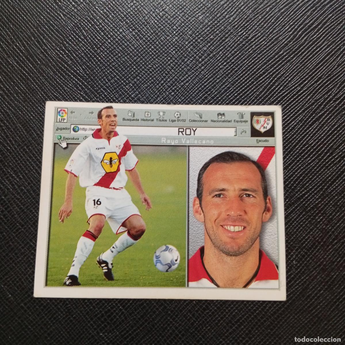 Cromos de f&uacute;tbol: ROY RAYO VALLECANO ESTE 2001 2002 CROMO FUTBOL 01 02 LIGA - SIN PEGAR - A216 PG433 FICHAJE 16