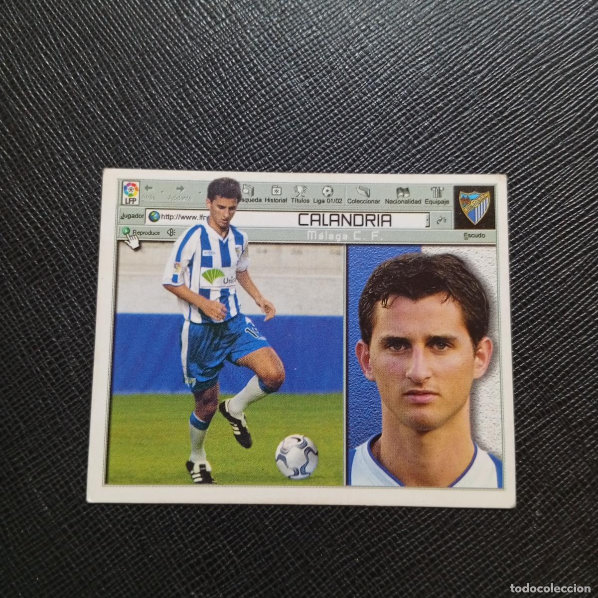 Cromos de f&uacute;tbol: CALANDRIA MALAGA ESTE 2001 2002 CROMO FUTBOL 01 02 LIGA - SIN PEGAR - A216 PG433 FICHAJE 17