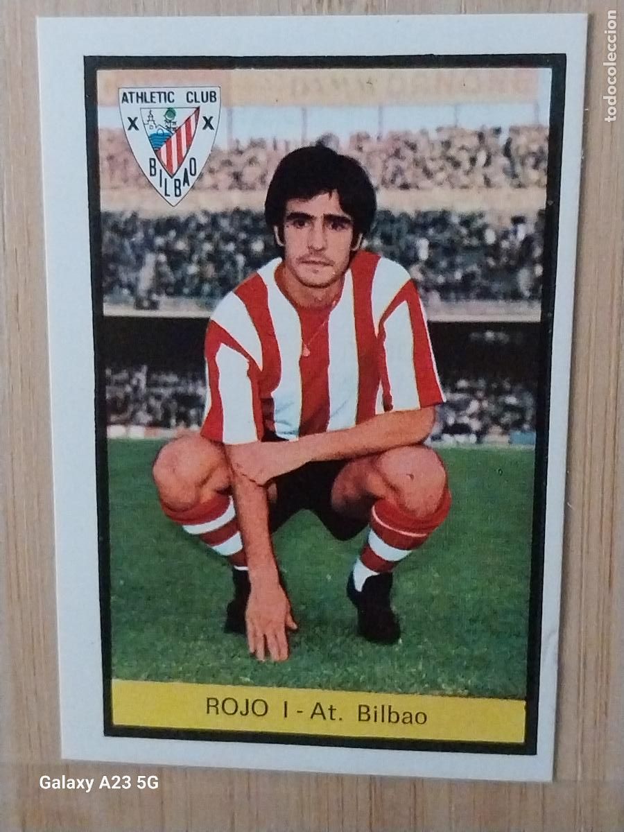 Cromos de Futebol: ROJO I ATHLETIC BILBAO ED FHER LIGA 1972 72 73 CROMO RECUPERADO VENTANILLA PUNTAS PERFECTAS BE
