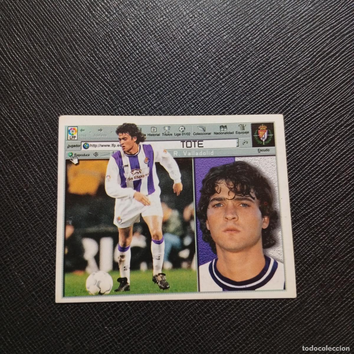 Cromos de Futebol: TOTE VALLADOLID ESTE 2001 2002 CROMO FUTBOL 01 02 LIGA - SIN PEGAR - A216 PG433 FICHAJE 18