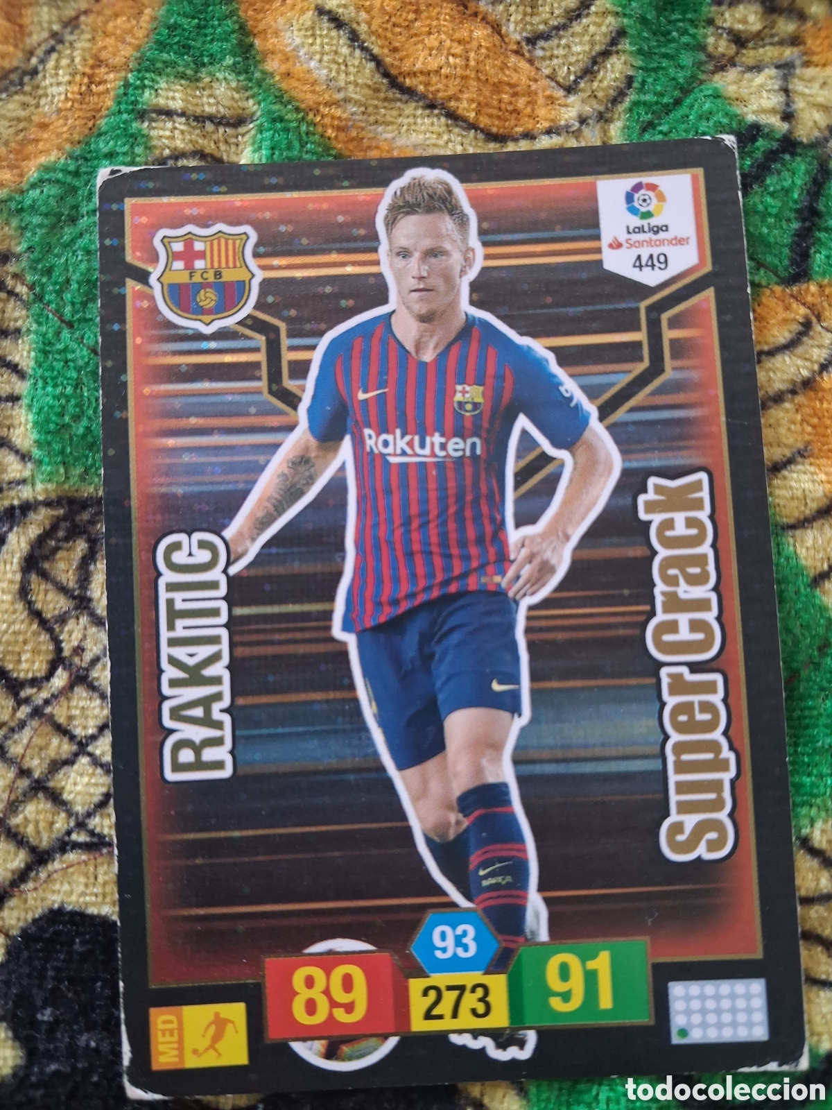 Cromos de Futebol: ADRENALYN XL RAKITIC 449 SUPERCRACK S&Uacute;PER CRACK BARCELONA CROMO LIGA 18 19 TEMP 2018 2019 PANINI