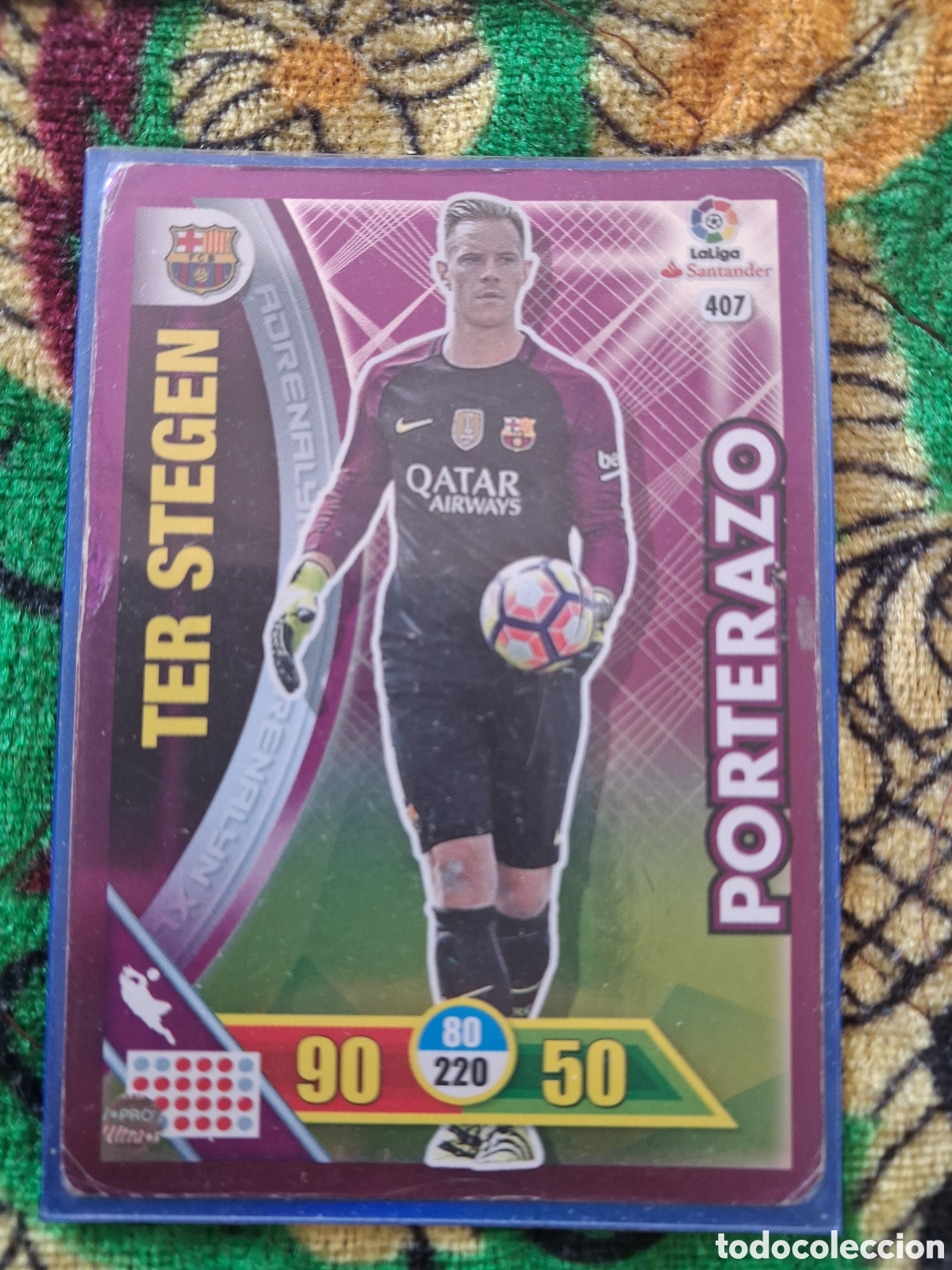Cromos de f&uacute;tbol: ADRENALYN 2016 2017 - 407 TER STEGEN - PORTERAZO - BARCEONA - 16 17