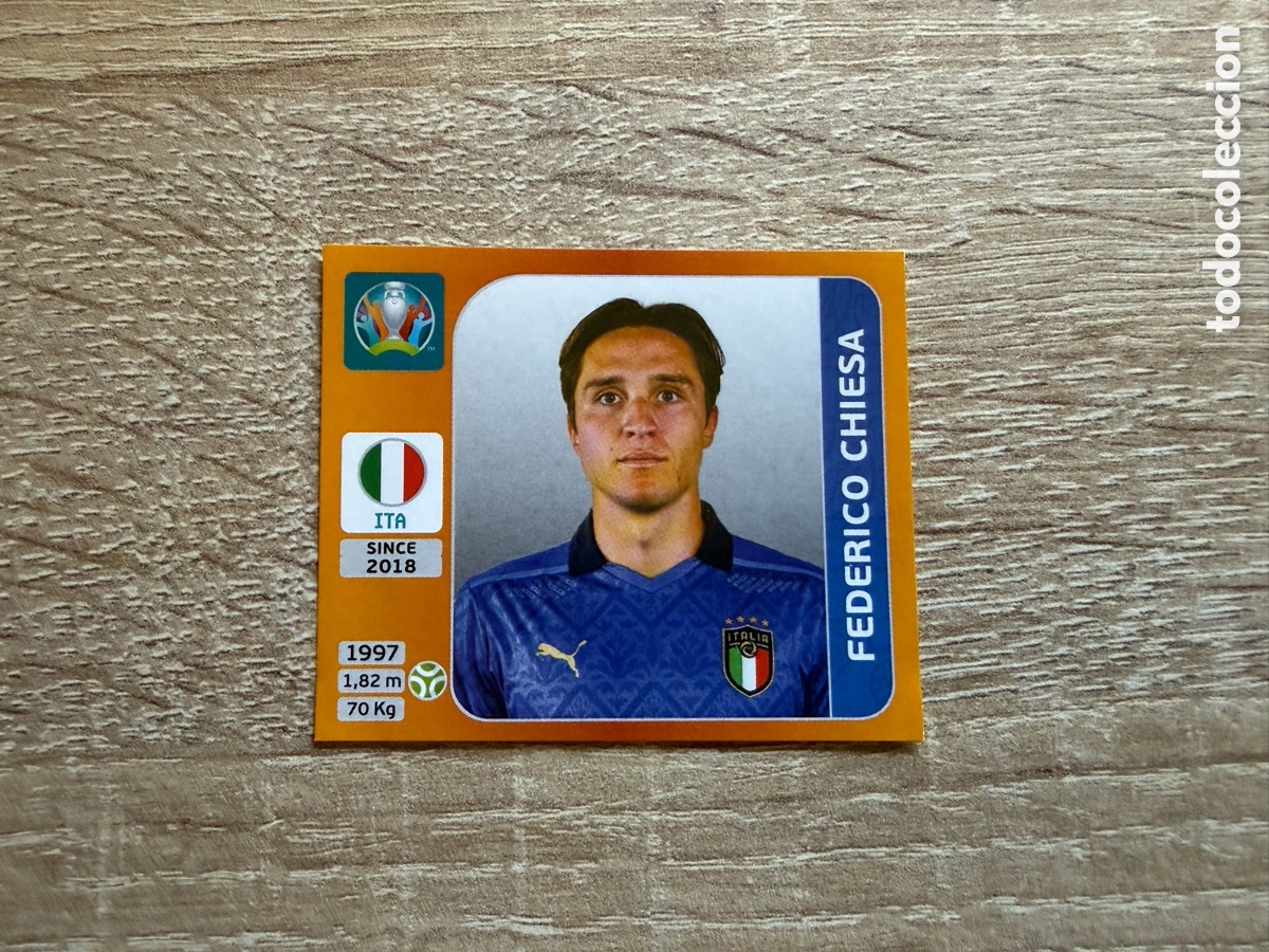 Cromos de f&uacute;tbol: 28 FEDERICO CHIESA UEFA EURO 2020 PANINI STICKER ITALIA TOURNAMENT EDITION