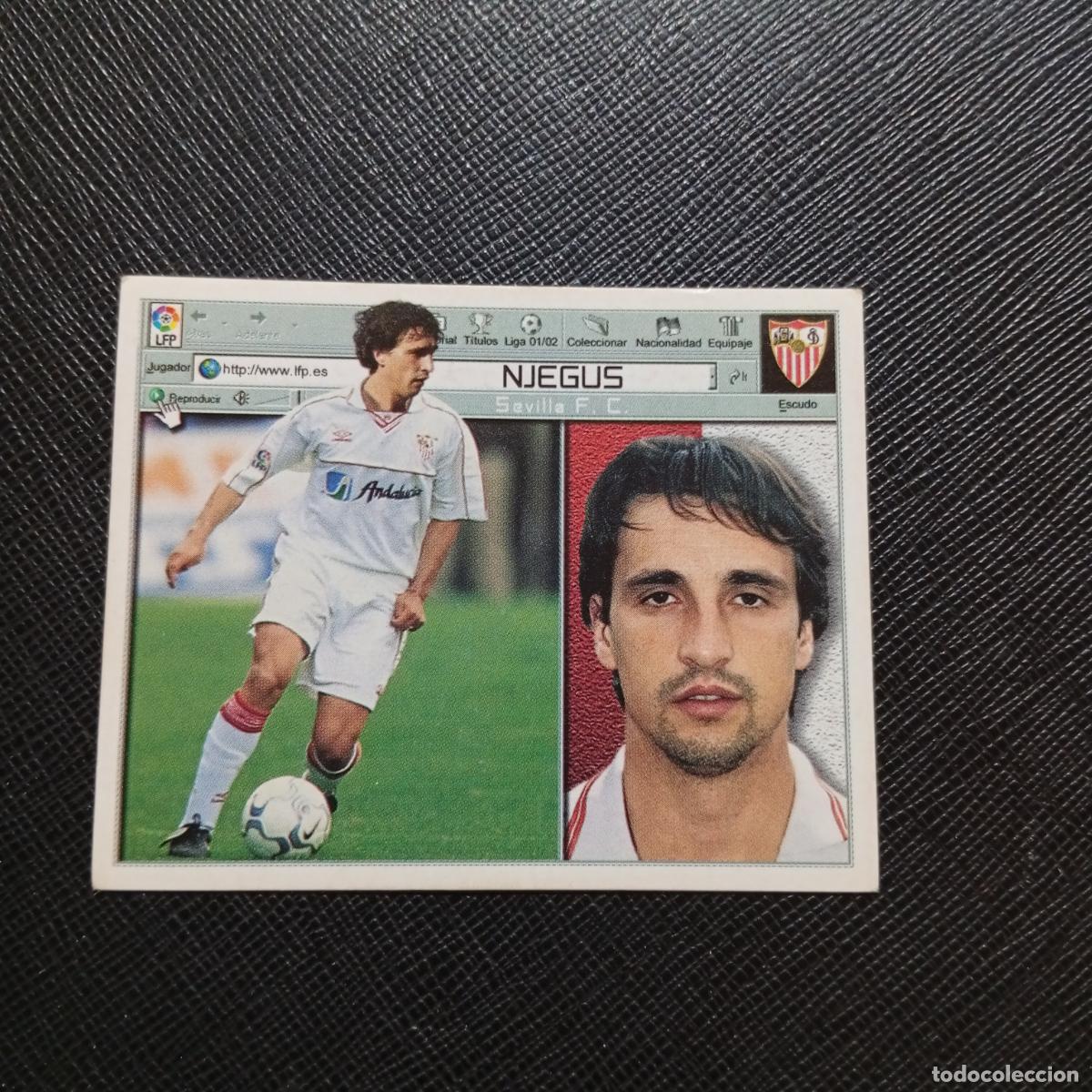 Cromos de f&uacute;tbol: NJEGUS SEVILLA ESTE 2001 2002 CROMO FUTBOL 01 02 LIGA - SIN PEGAR - A216 PG442 FICHAJE 20
