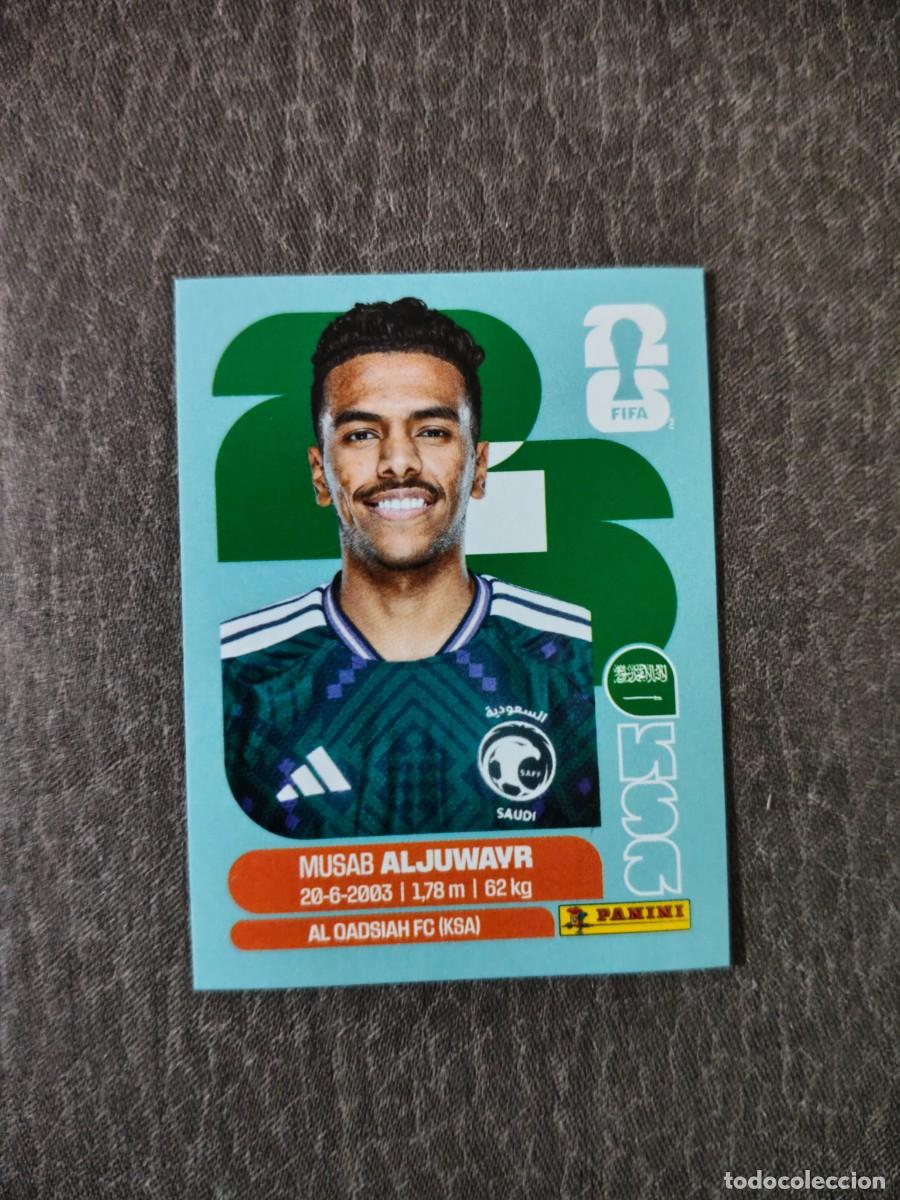 Cromos de f&uacute;tbol: Cromo KSA9 MUSAB ALJUWAYR ARABIA SAUDITA. Colecci&oacute;n FIFA WORLD CUP 2026 PANINI Nuevo
