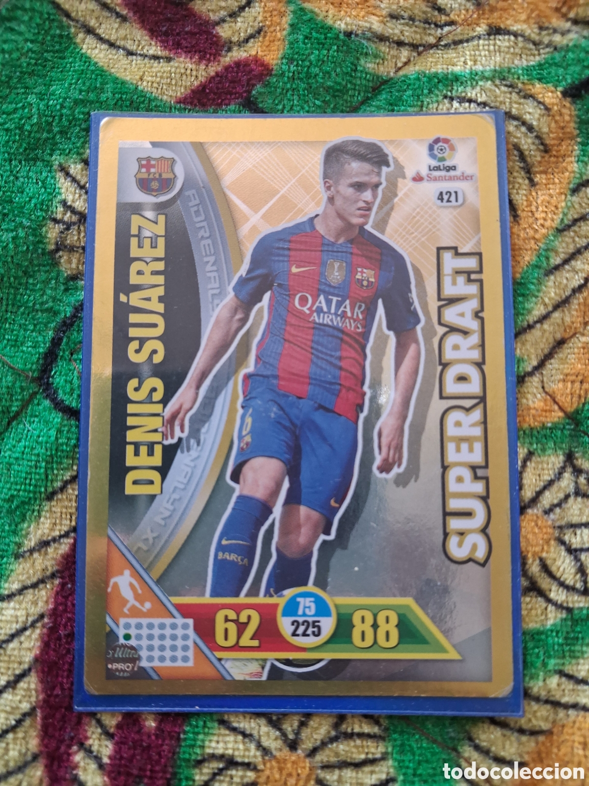 Cromos de f&uacute;tbol: 421 DENIS SUAREZ BARCELONA SUPER DRAFT PANINI ADRENALYN XL LIGA SANTANDER 2016 2017 16 17 NO ESTE