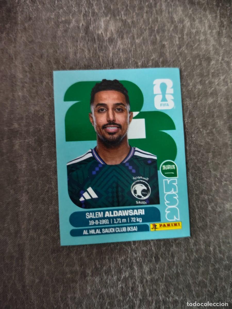 Cromos de f&uacute;tbol: Cromo KSA16 SALEM ALDAWSARI ARABIA SAUDITA. Colecci&oacute;n FIFA WORLD CUP 2026 PANINI Nuevo