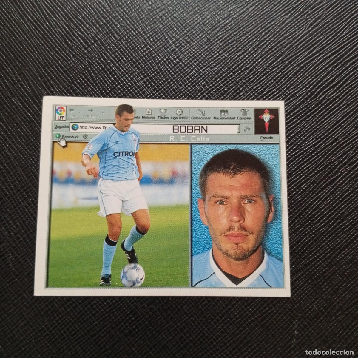 Cromos de f&uacute;tbol: BOBAN CELTA ESTE 2001 2002 CROMO FUTBOL 01 02 LIGA - SIN PEGAR - A216 PG442 FICHAJE 23