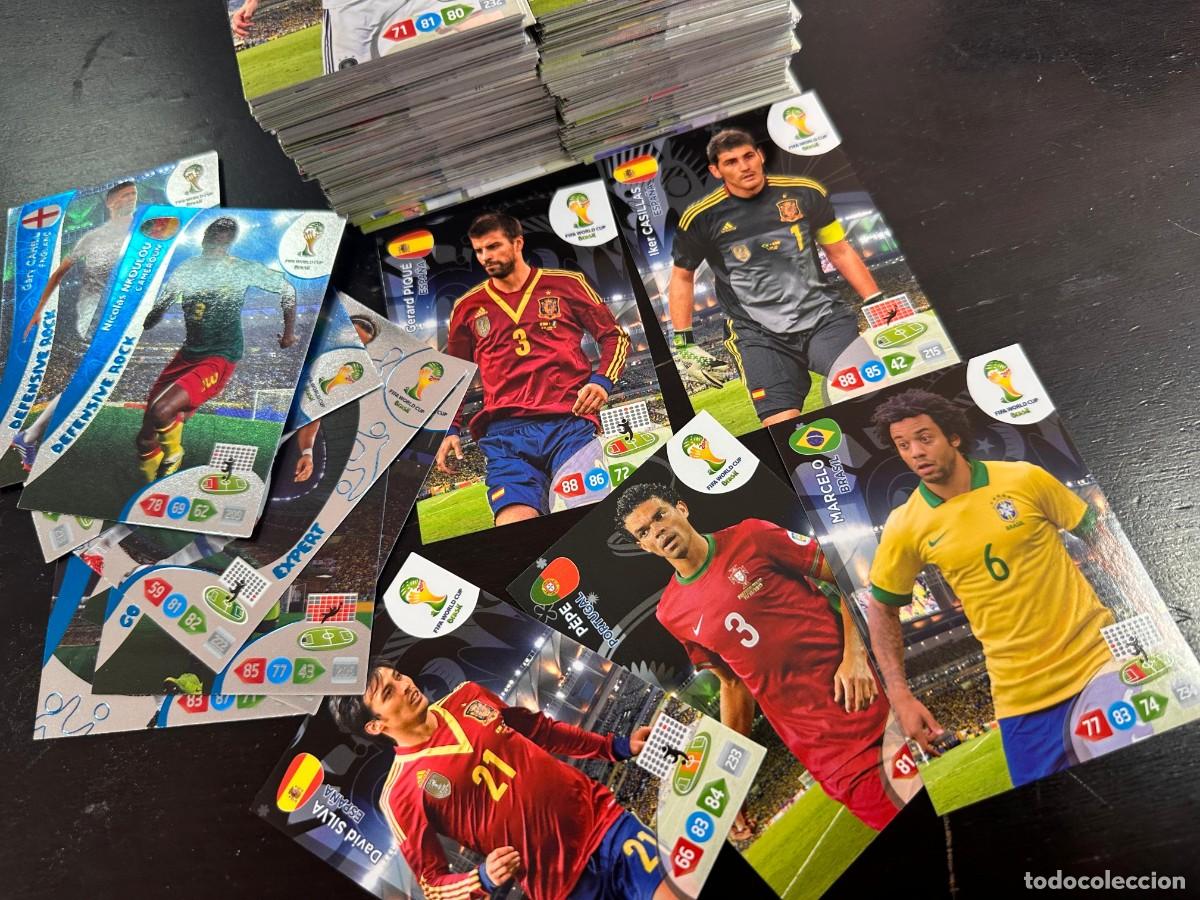 Cromos de f&uacute;tbol: Lote 250 Cards Aprox Panini Adrenalyn Fifa World Cup 2014