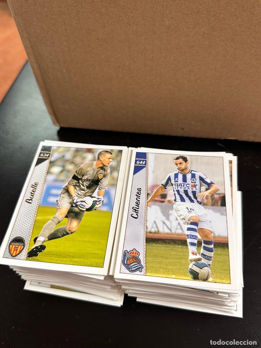 Cromos de f&uacute;tbol: Lote 187 Cards Mundicromo Basicas Primera Edicion 2006 07 No FC Barcelona ni Real Madrid