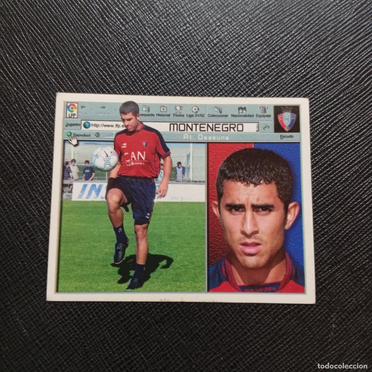 Cromos de f&uacute;tbol: MONTENEGRO OSASUNA ESTE 2001 2002 CROMO FUTBOL 01 02 LIGA - SIN PEGAR - A216 PG451 FICHAJE 26