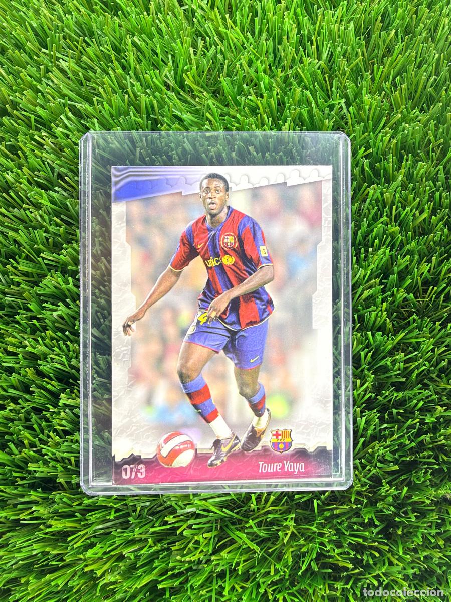 Cromos de f&uacute;tbol: N&ordm; 73 Yaya Tour&eacute; FC Barcelona Mundicromo Fichas de La Liga 08 09