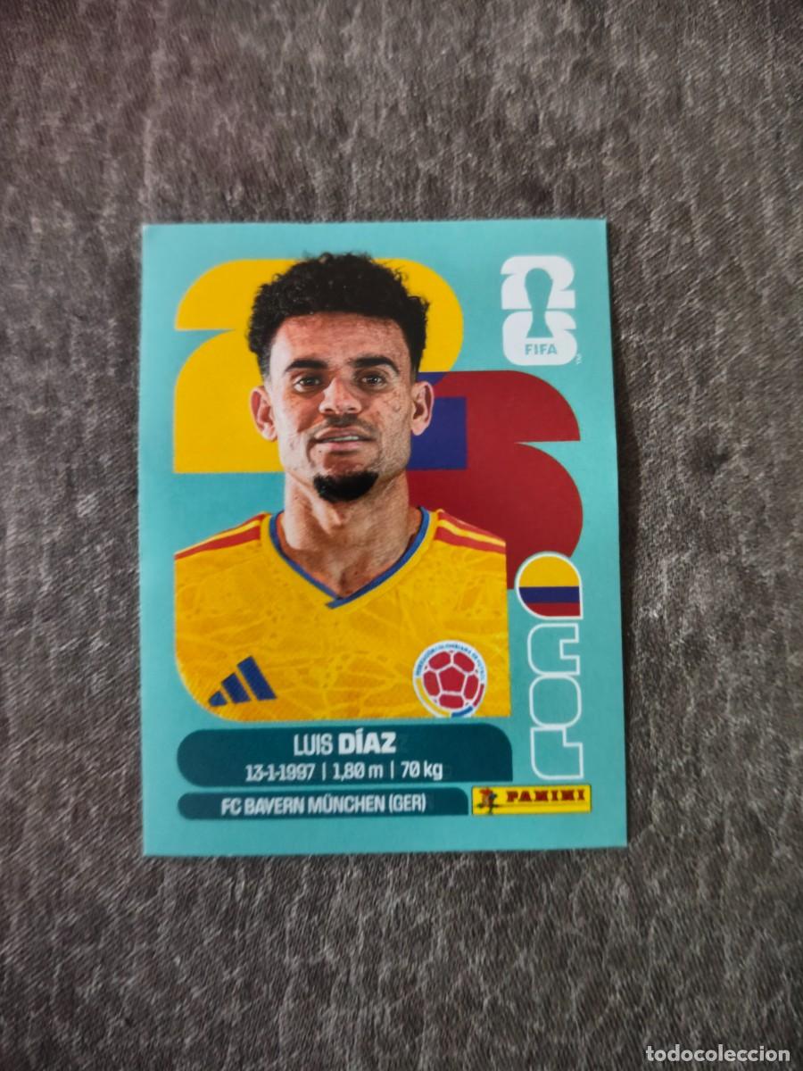 Cromos de f&uacute;tbol: Cromo COL20 LUIS D&Iacute;AZ COLOMBIA. Colecci&oacute;n FIFA WORLD CUP 2026 PANINI Nuevo