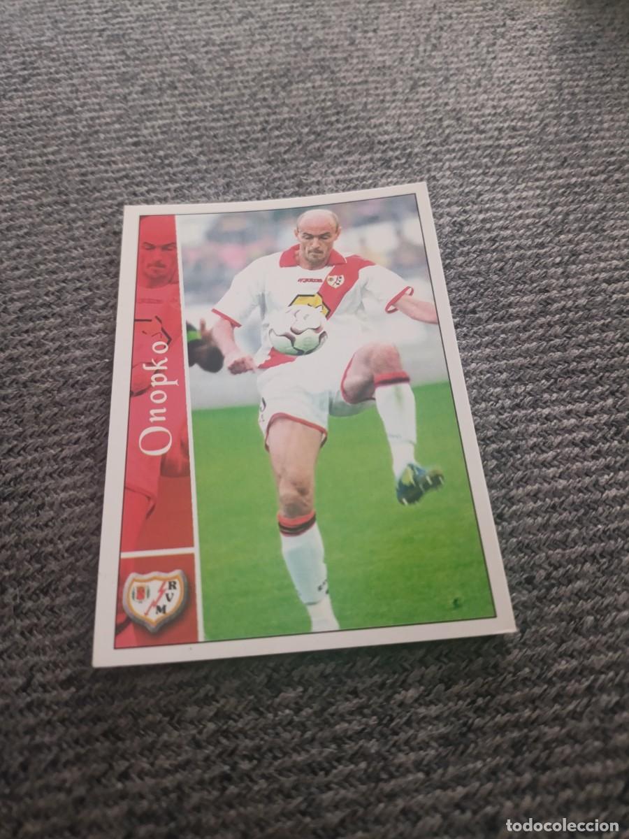 Cromos de f&uacute;tbol: Onopko Rayo Vallecano mundicromo 2003