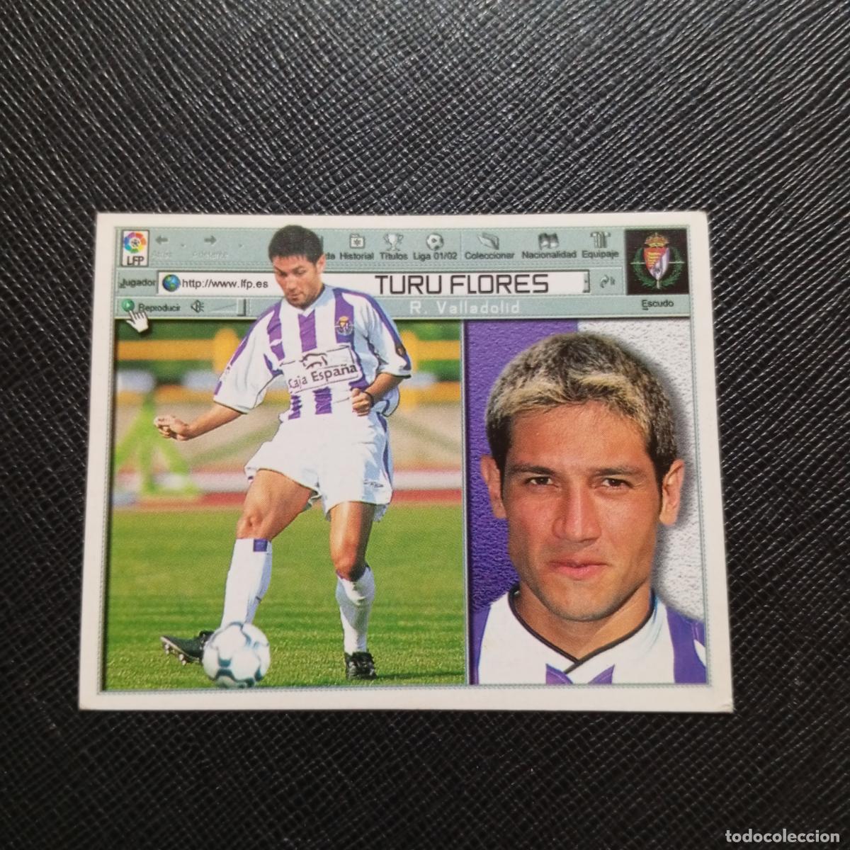 Football Stickers: TURU FLORES VALLADOLID ESTE 2001 2002 CROMO FUTBOL 01 02 LIGA - SIN PEGAR - A216 PG451 FICHAJE 29