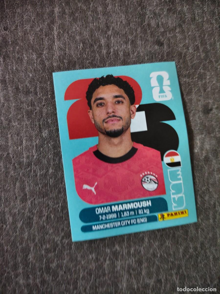Football Stickers: Cromo EGY20 OMAR MARMOUSH EGIPTO. Colecci&oacute;n FIFA WORLD CUP 2026 PANINI Nuevo