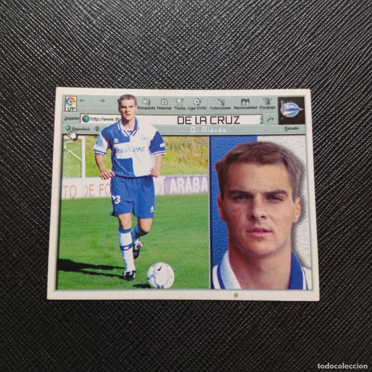 Football Stickers: DE LA CRUZ ALAVES ESTE 2001 2002 CROMO FUTBOL 01 02 LIGA - SIN PEGAR - A216 PG451 FICHAJE 30