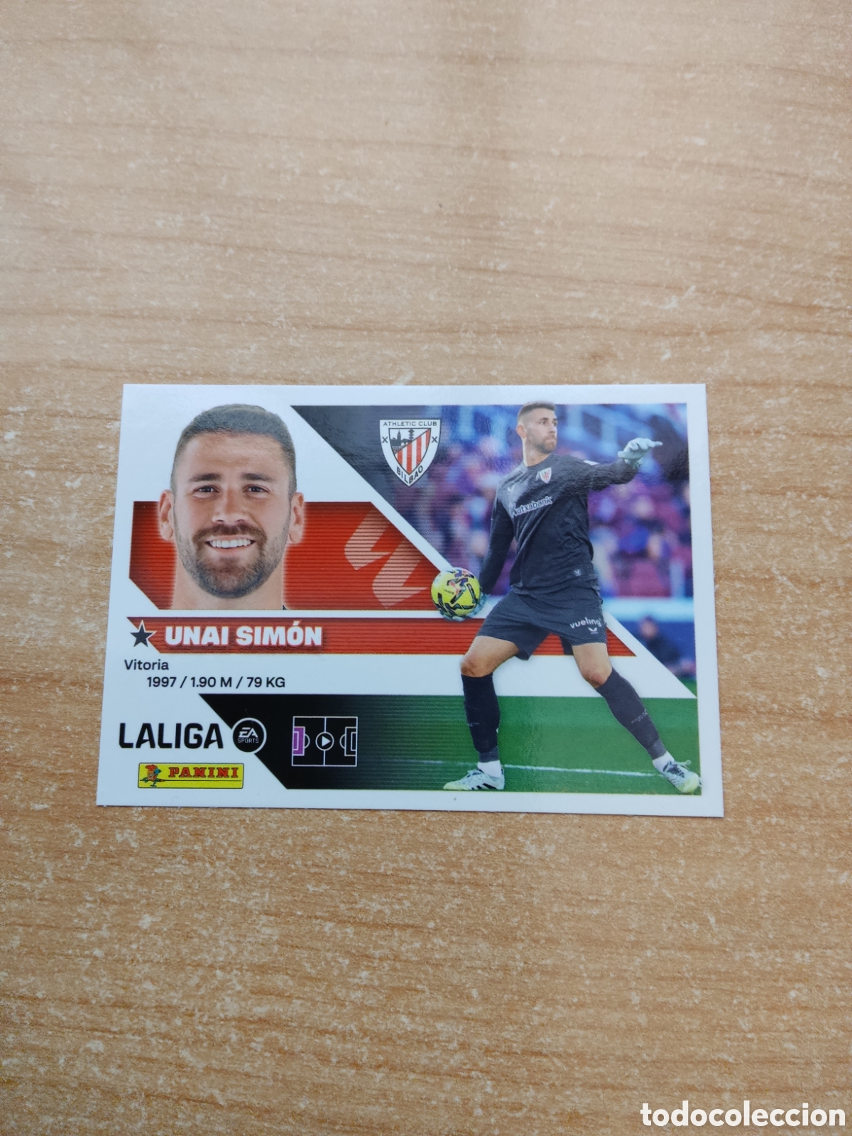 Football Stickers: 3 UNAI SIMON ATHLETIC CLUB LIGA ESTE 2026 2027