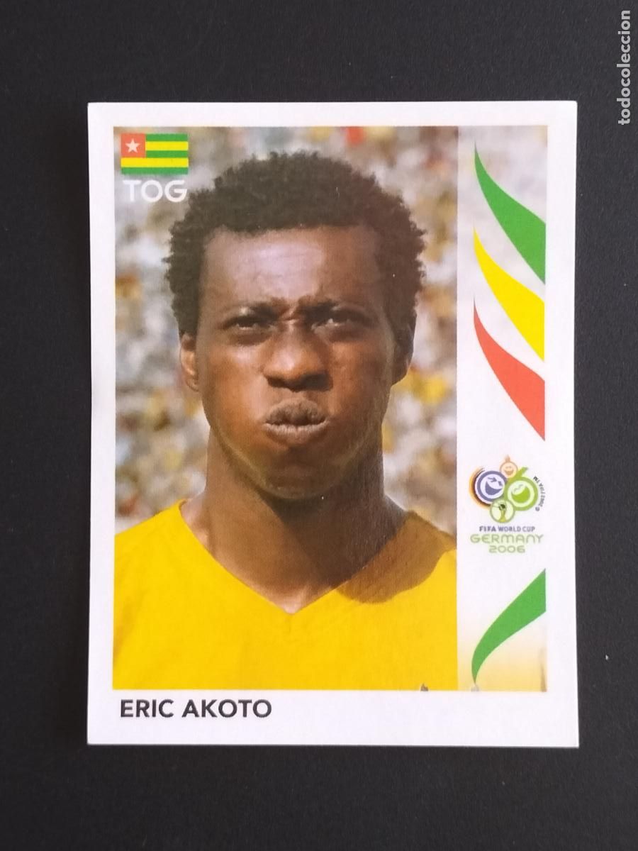 Cromos de f&uacute;tbol: 515 ERIC AKOTO TOGO CROMOS FIFA WORLD CUP GERMANY 2006 MUNDIAL ALEMANIA PANINI