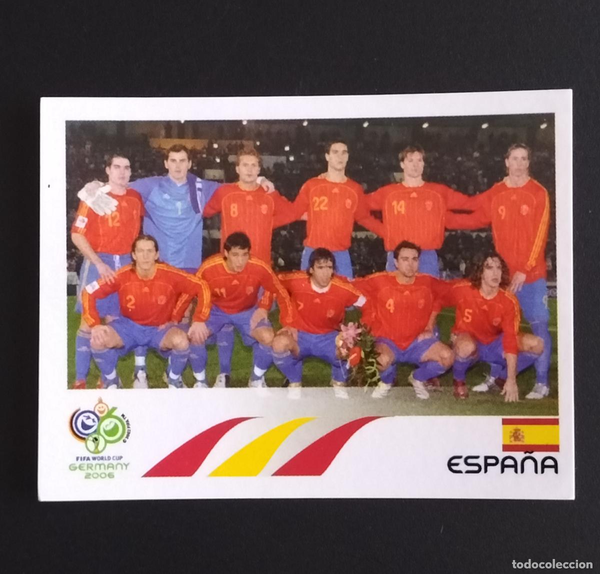 Cromos de f&uacute;tbol: 530 SELECCION EQUIPO ESPA&Ntilde;A CROMOS FIFA WORLD CUP GERMANY 2006 MUNDIAL ALEMANIA PANINI