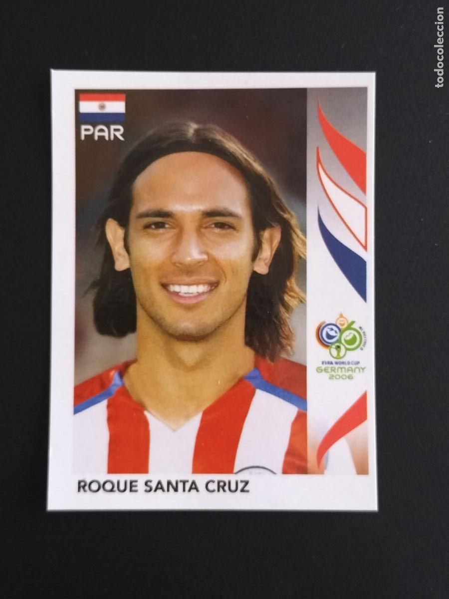 Cromos de f&uacute;tbol: 129 ROQUE SANTA CRUZ PARAGUAY CROMOS FIFA WORLD CUP GERMANY 2006 MUNDIAL ALEMANIA PANINI