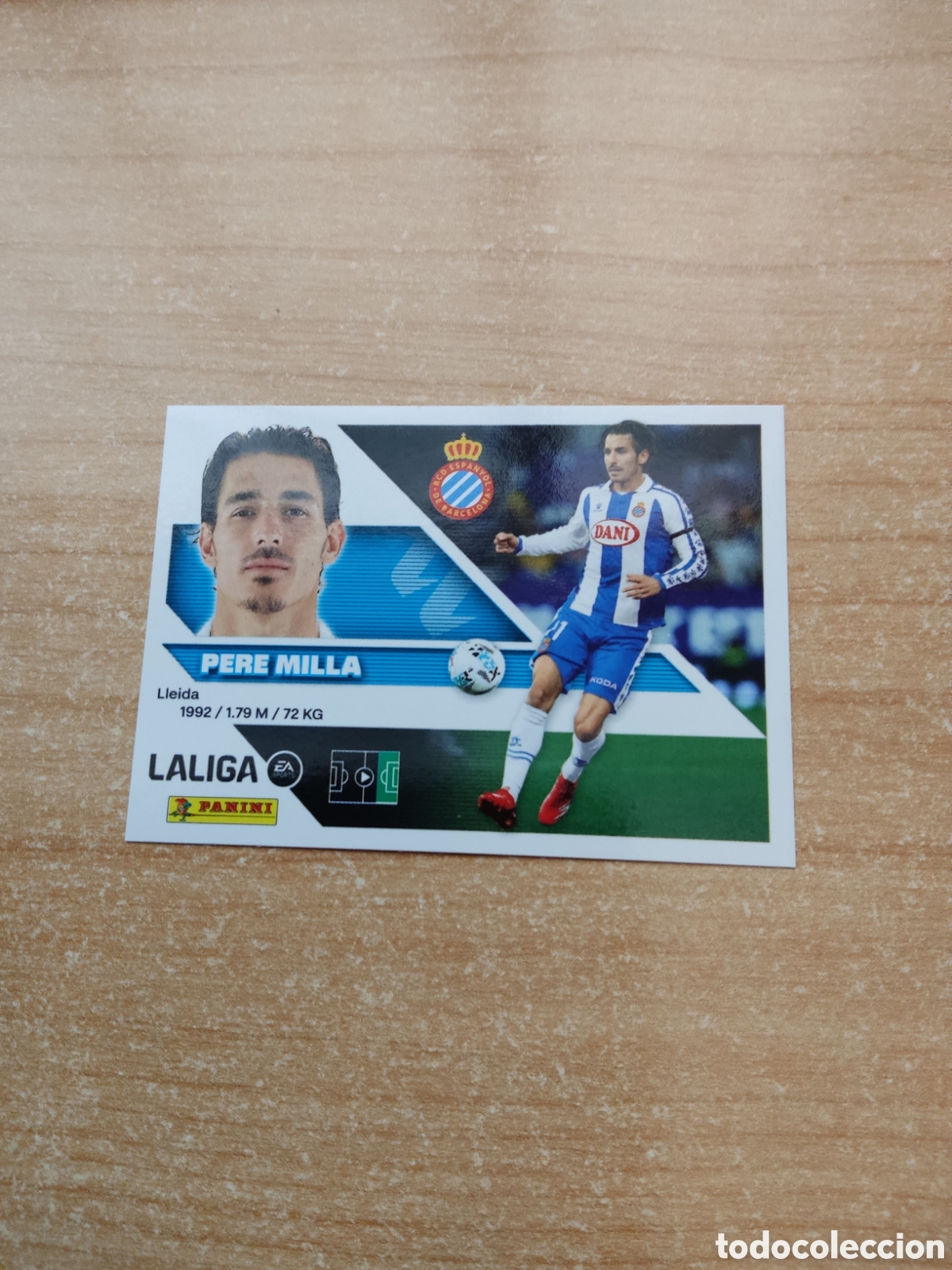 Cromos de f&uacute;tbol: 17 PERE MILLA ESPANYOL LIGA ESTE 2026 2027