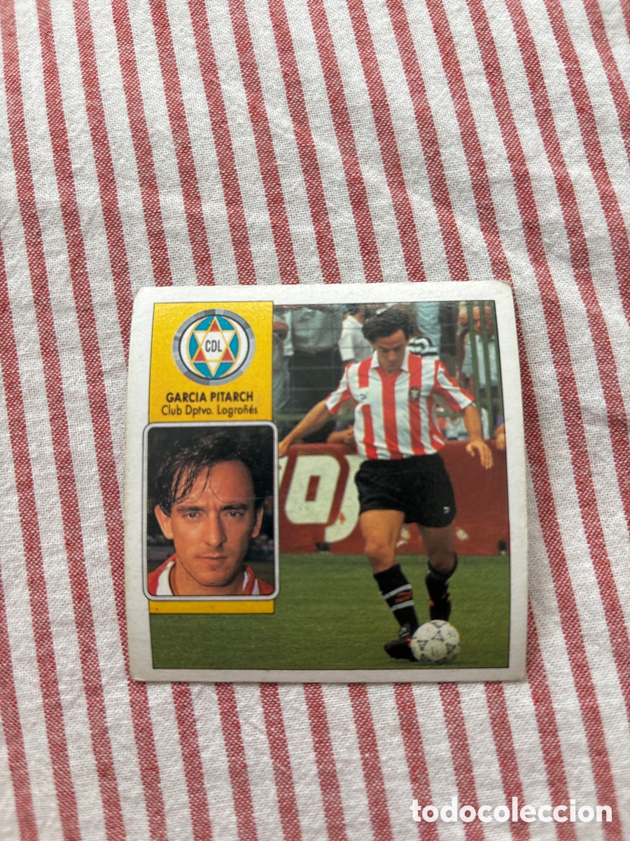 Football Stickers: Cromo Garc&iacute;a Pitarch Temporada 1992-93