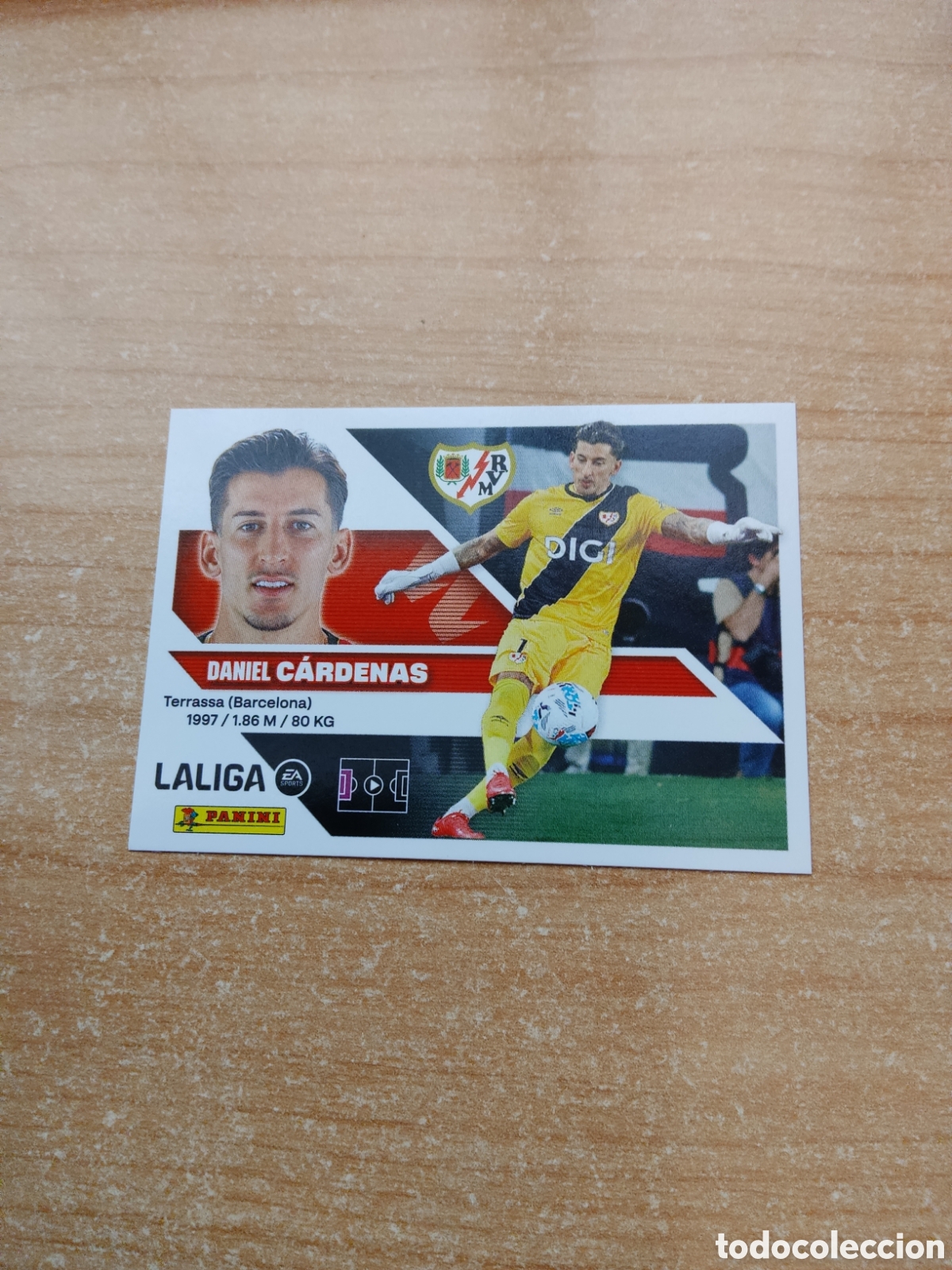 Cromos de f&uacute;tbol: 4 CARDENAS RAYO VALLECANO LIGA ESTE 2026 2027