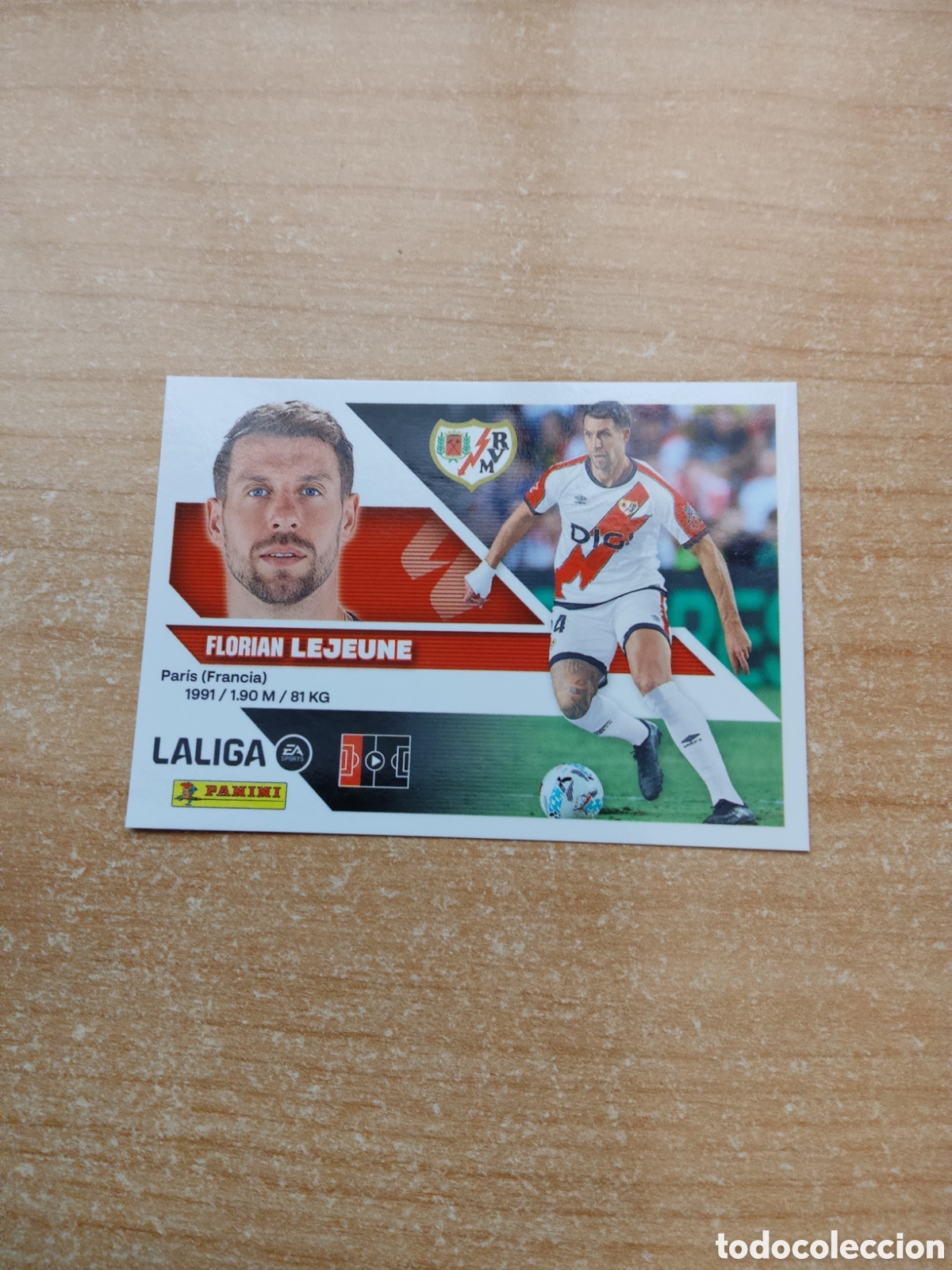 Cromos de f&uacute;tbol: 8 LEJEUNE RAYO VALLECANO LIGA ESTE 2026 2027