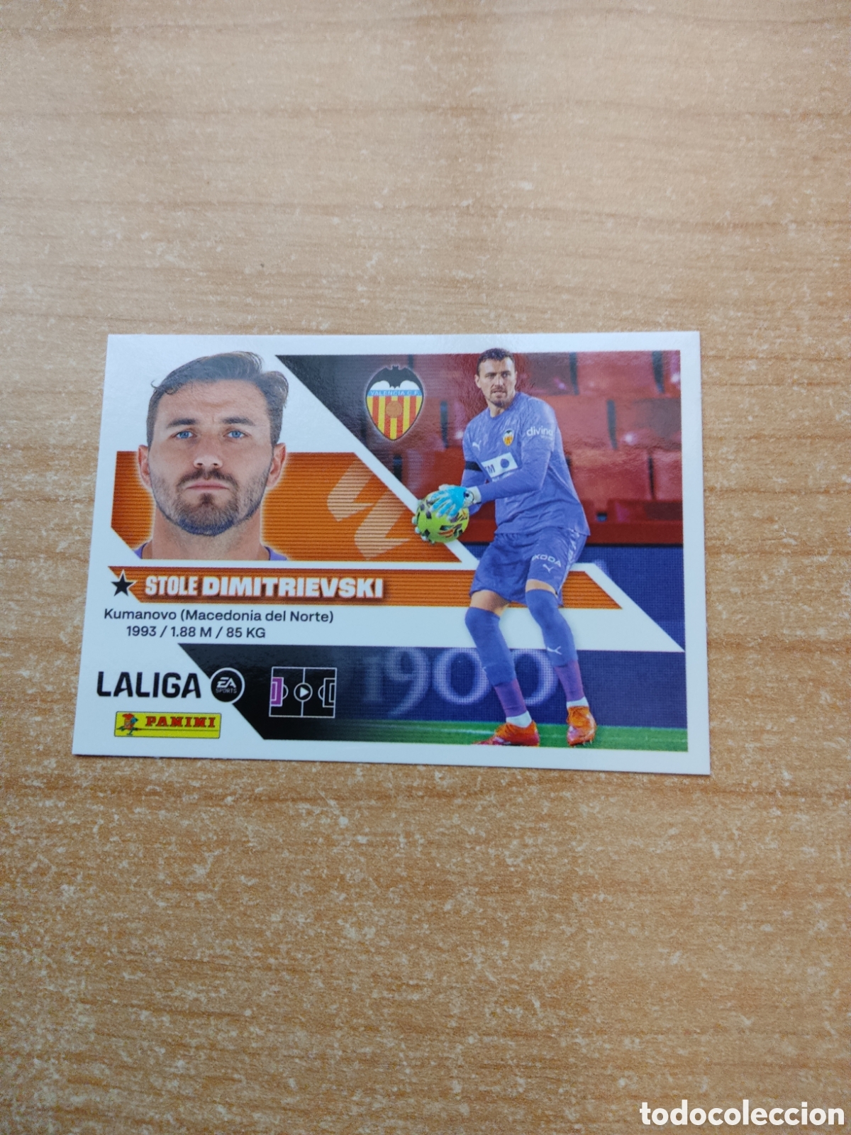 Cromos de f&uacute;tbol: 3 DIMITRIEVSKI VALENCIA LIGA ESTE 2026 2027