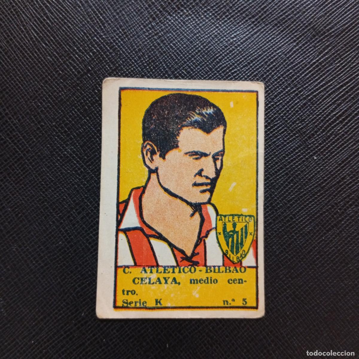 Fu&szlig;ball-Sticker: 5 CELAYA BILBAO VALENCIANA 1941 1942 CROMO 41 42 FUTBOL - SIN PEGAR - A182 PG127