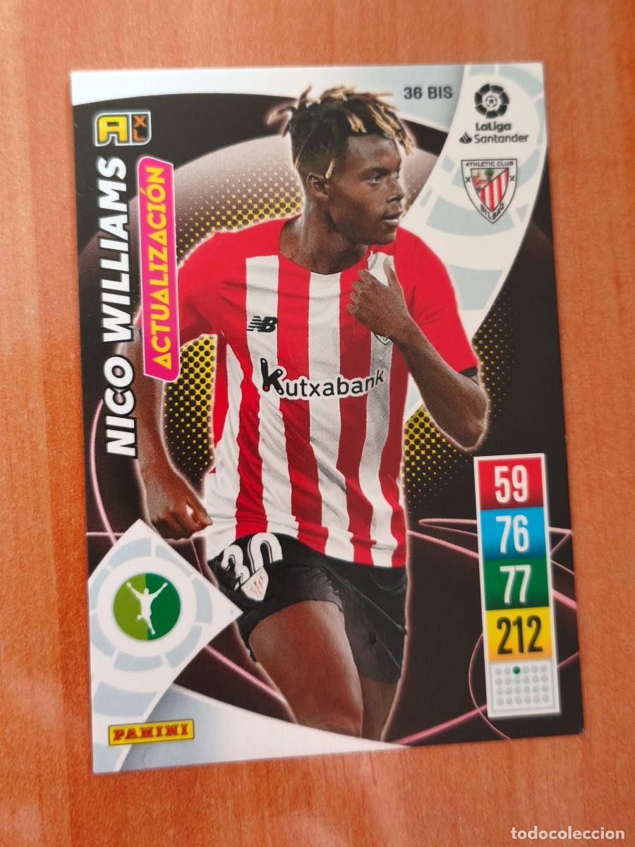 Fu&szlig;ball-Sticker: nico williams, 2021 22 actualizacion