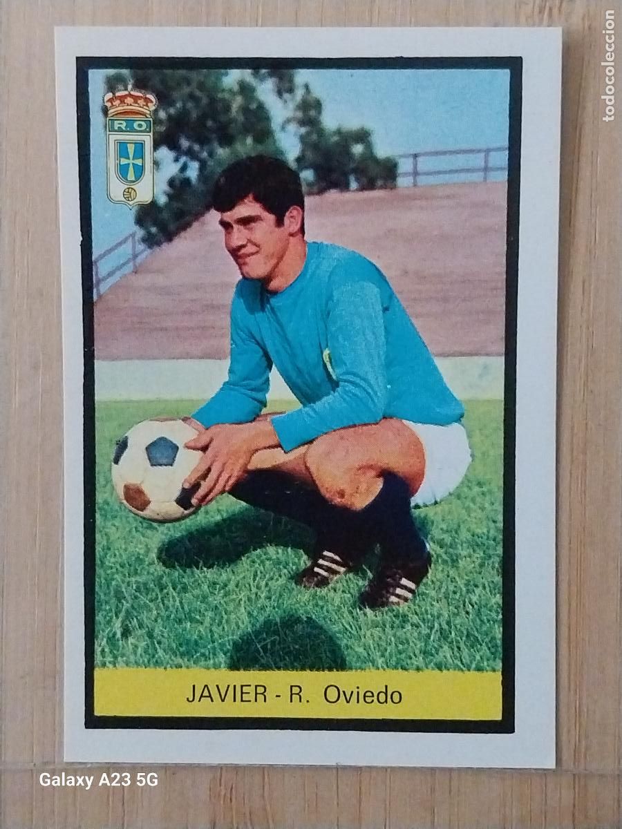 Cromos de f&uacute;tbol: JAVIER OVIEDO ED FHER LIGA 1972 72 73 CROMO RECUPERADO VENTANILLA PUNTAS PERFECTAS BE