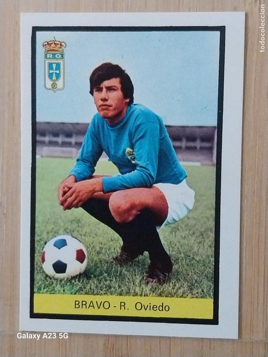 Cromos de f&uacute;tbol: BRAVO OVIEDO ED FHER LIGA 1972 72 73 CROMO RECUPERADO VENTANILLA PUNTAS PERFECTAS BE