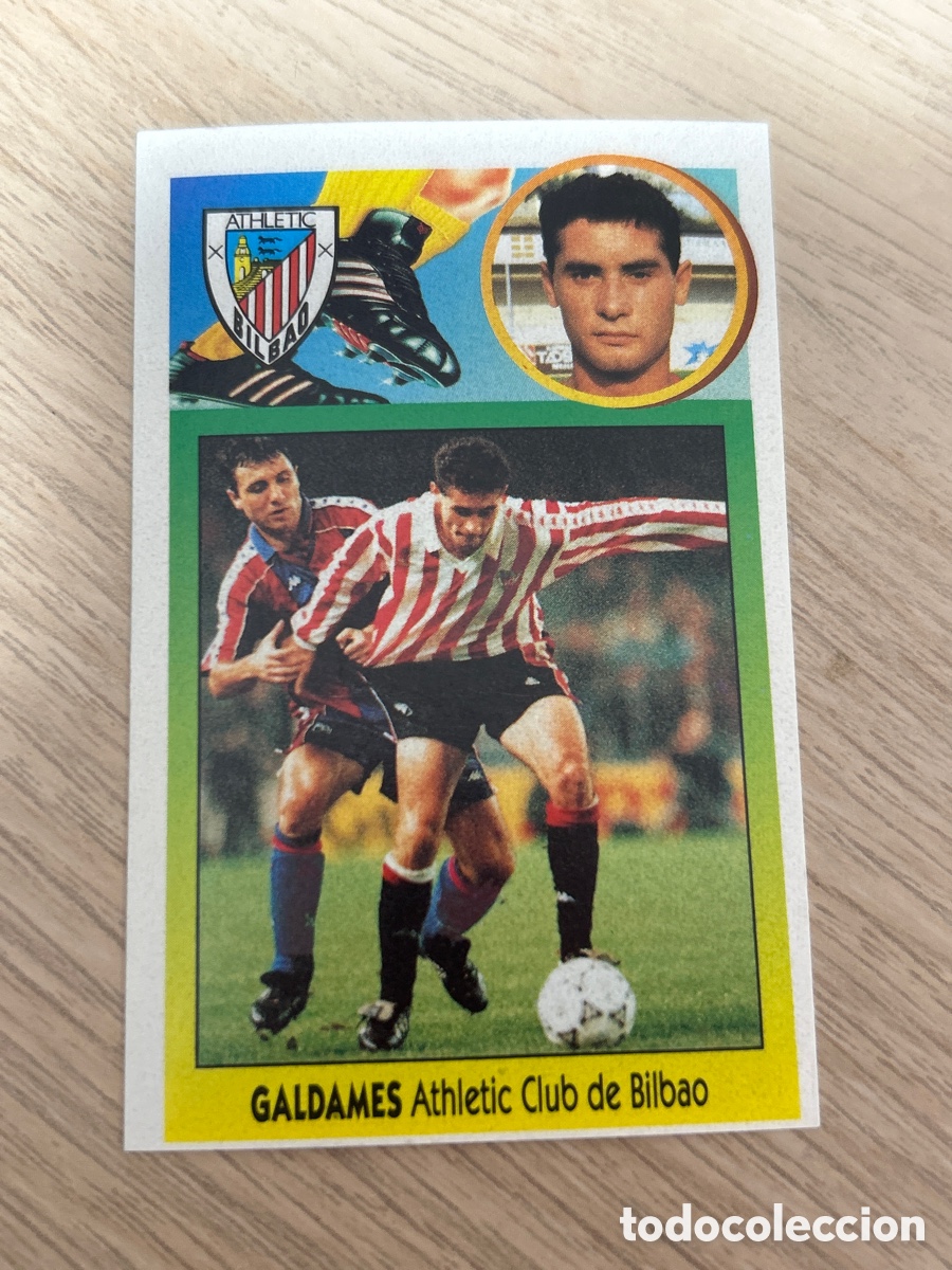 Cromos de f&uacute;tbol: GALDAMES ATHLETIC CLUB DE BILBAO ADHESIVO LIGA ESTE 1993 1994 93 94 NUNCA PEGADO SIN PEGAR