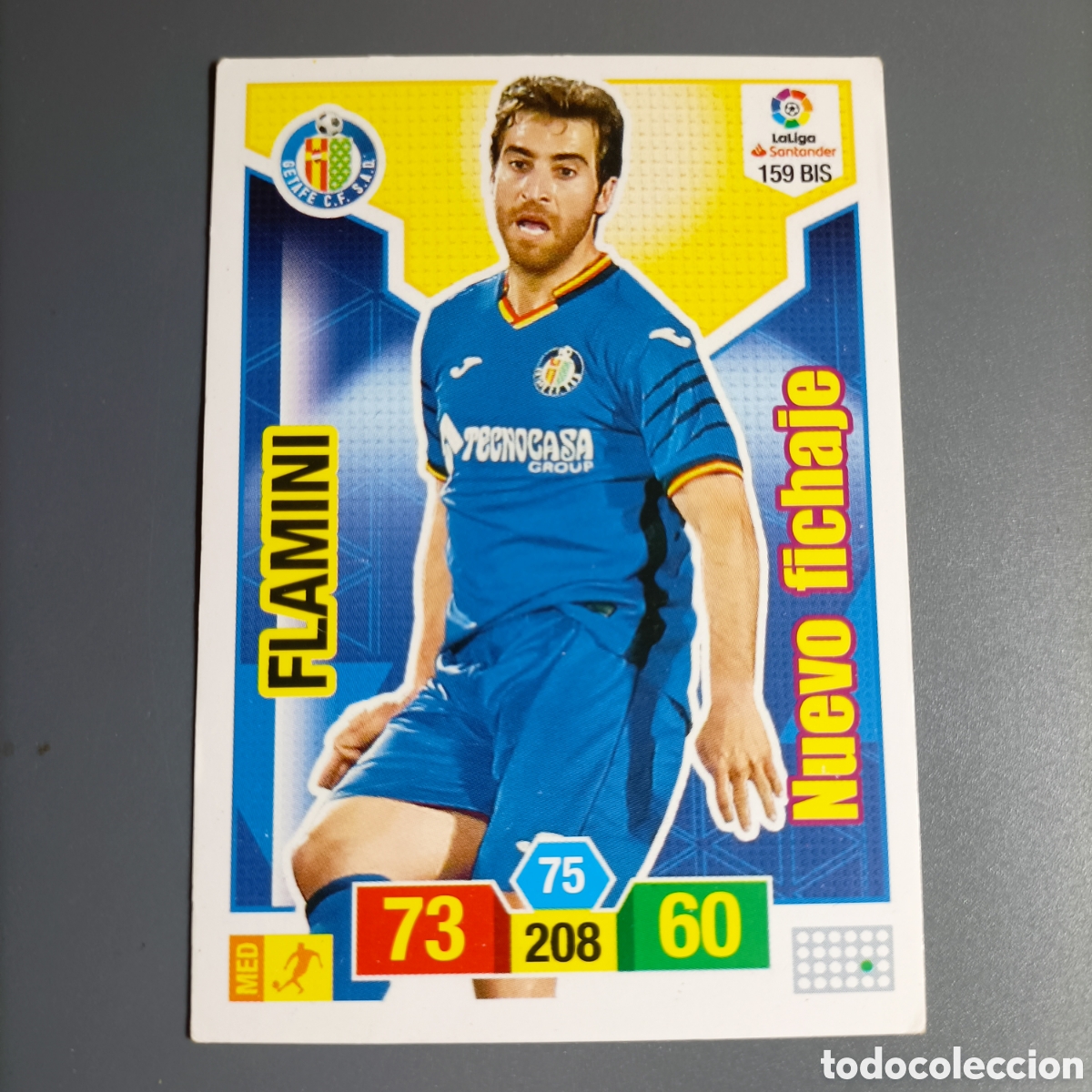 Cromos de f&uacute;tbol: ADRENALYN .LIGA 2018-2019 (GETAFE) №159 BIS FLAMINI / NUEVO FICHAJE